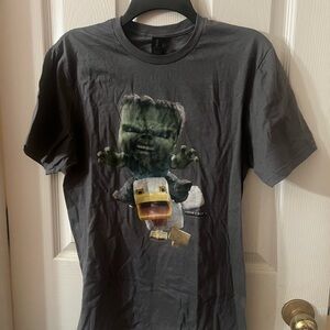Minecraft chicken jockey men's shirt
